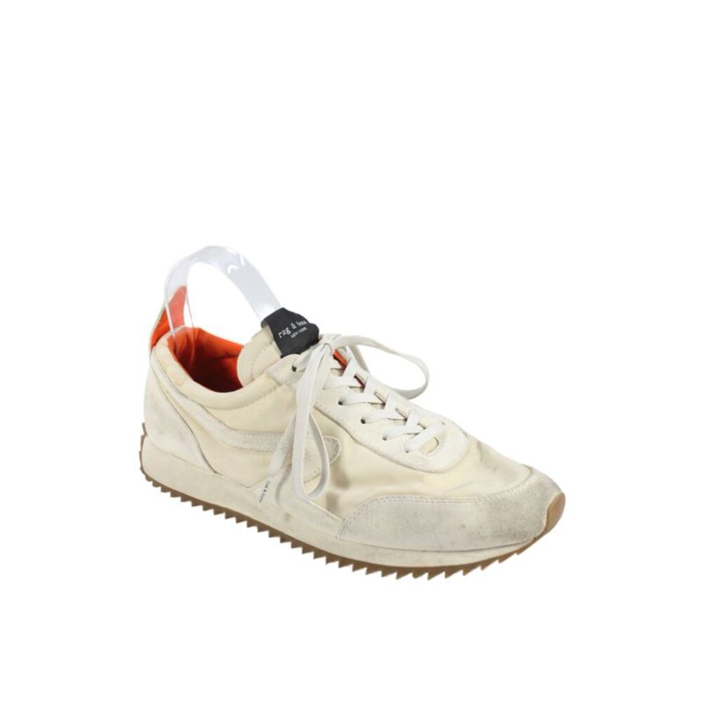 Rag & Bone Womens Retro Runner Bomber Sneakers Cream Size 11